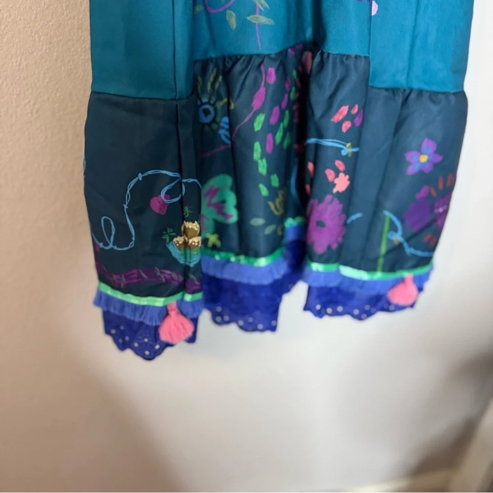 New Disney Parks Authentic Encanto Mirable Costume Dress Kids 9/10
